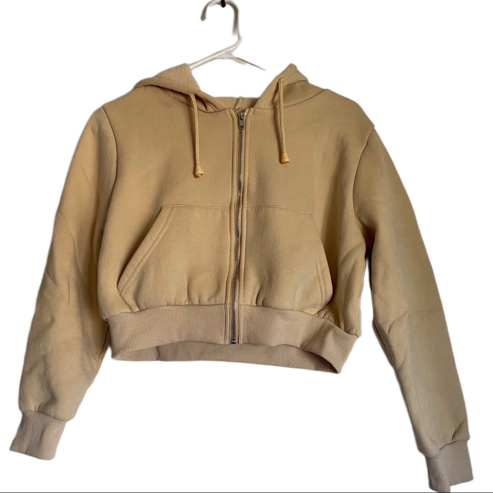 Crop top zip up